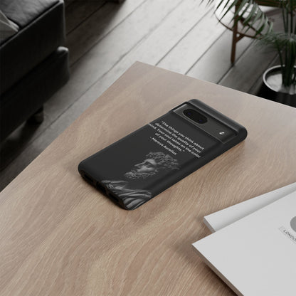 “Color of Thought” – Marcus Aurelius Quote Tough Phone Case