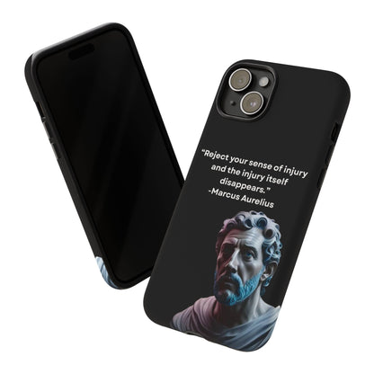 “Strength Within” – Marcus Aurelius Quote Tough Phone Case
