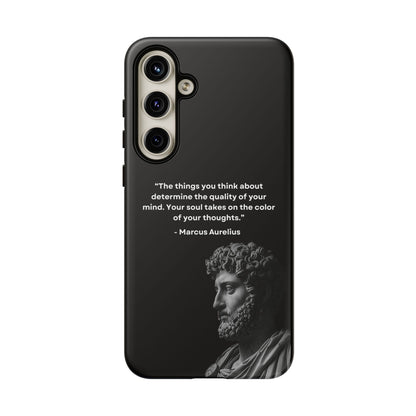 “Color of Thought” – Marcus Aurelius Quote Tough Phone Case