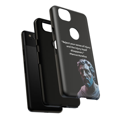 “Strength Within” – Marcus Aurelius Quote Tough Phone Case