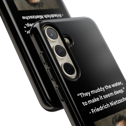 “False Depth” – Friedrich Nietzsche Quote Tough Phone Case