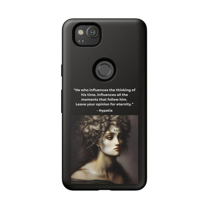 “Leave Your Mark” – Hypatia Quote Tough Phone Case