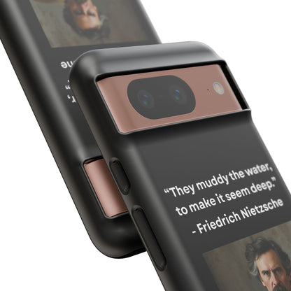 “False Depth” – Friedrich Nietzsche Quote Tough Phone Case
