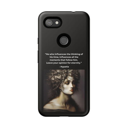 “Leave Your Mark” – Hypatia Quote Tough Phone Case