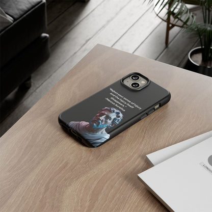 “Strength Within” – Marcus Aurelius Quote Tough Phone Case