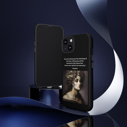 “Leave Your Mark” – Hypatia Quote Tough Phone Case