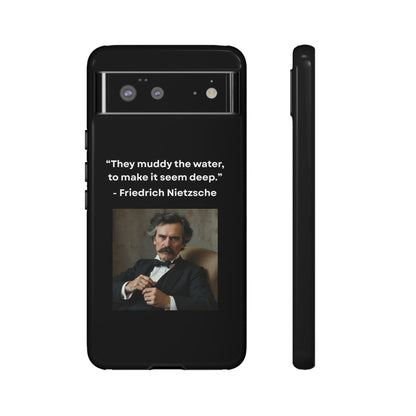 “False Depth” – Friedrich Nietzsche Quote Tough Phone Case