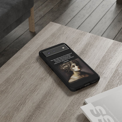 “Leave Your Mark” – Hypatia Quote Tough Phone Case