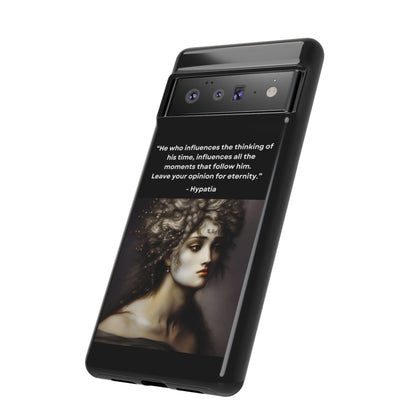 “Leave Your Mark” – Hypatia Quote Tough Phone Case