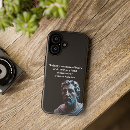 “Strength Within” – Marcus Aurelius Quote Tough Phone Case