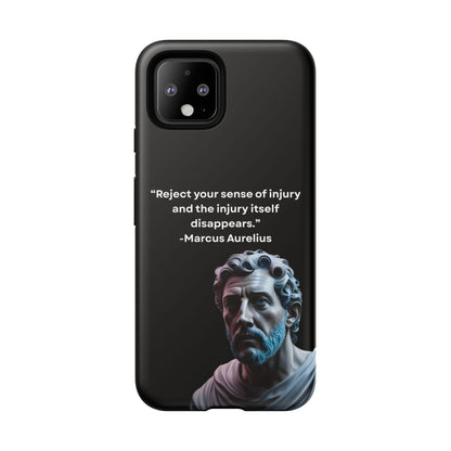 “Strength Within” – Marcus Aurelius Quote Tough Phone Case