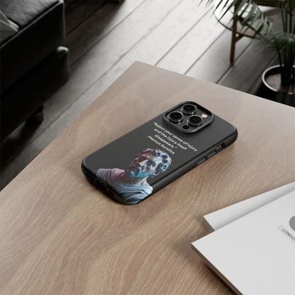 “Strength Within” – Marcus Aurelius Quote Tough Phone Case