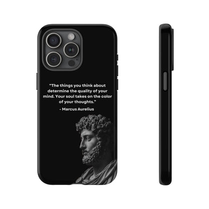 “Color of Thought” – Marcus Aurelius Quote Tough Phone Case