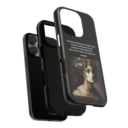 “Leave Your Mark” – Hypatia Quote Tough Phone Case
