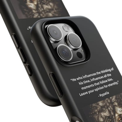 “Leave Your Mark” – Hypatia Quote Tough Phone Case