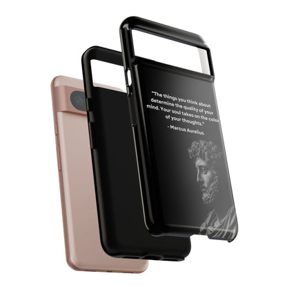 “Color of Thought” – Marcus Aurelius Quote Tough Phone Case