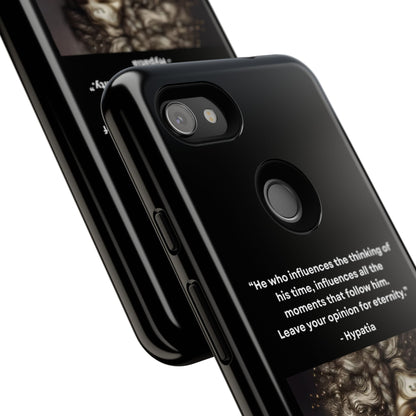 “Leave Your Mark” – Hypatia Quote Tough Phone Case