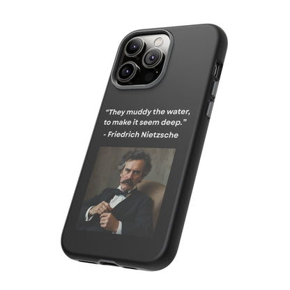“False Depth” – Friedrich Nietzsche Quote Tough Phone Case