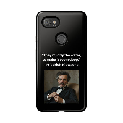 “False Depth” – Friedrich Nietzsche Quote Tough Phone Case