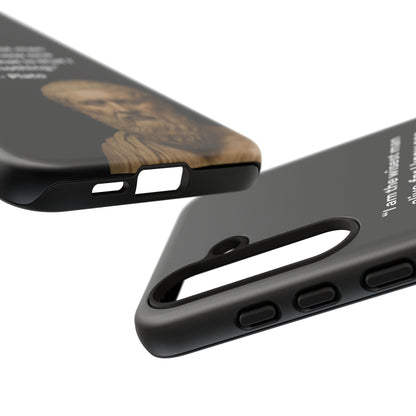 "Know Nothing, Own Wisdom" – Plato Tough Phone Case
