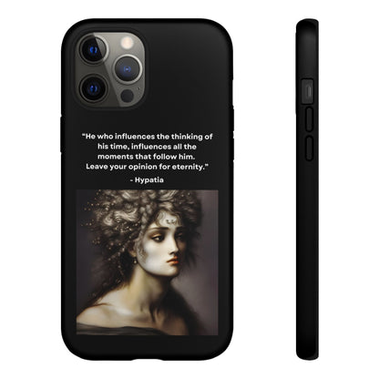 “Leave Your Mark” – Hypatia Quote Tough Phone Case