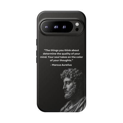 “Color of Thought” – Marcus Aurelius Quote Tough Phone Case