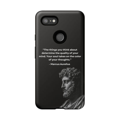 “Color of Thought” – Marcus Aurelius Quote Tough Phone Case