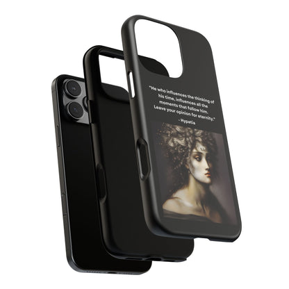“Leave Your Mark” – Hypatia Quote Tough Phone Case
