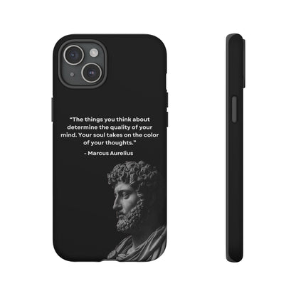 “Color of Thought” – Marcus Aurelius Quote Tough Phone Case