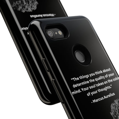 “Color of Thought” – Marcus Aurelius Quote Tough Phone Case