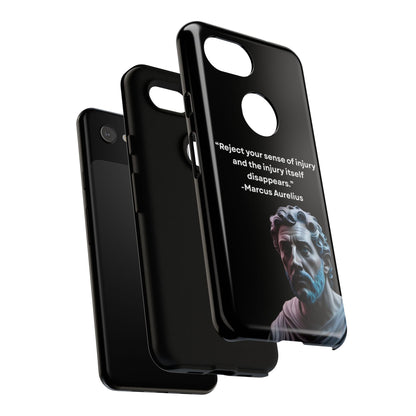 “Strength Within” – Marcus Aurelius Quote Tough Phone Case