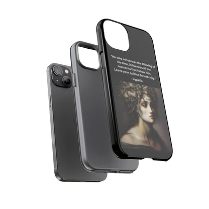 “Leave Your Mark” – Hypatia Quote Tough Phone Case