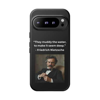 “False Depth” – Friedrich Nietzsche Quote Tough Phone Case