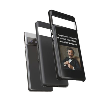 “False Depth” – Friedrich Nietzsche Quote Tough Phone Case