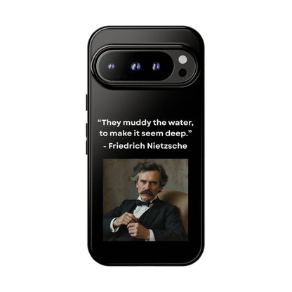 “False Depth” – Friedrich Nietzsche Quote Tough Phone Case