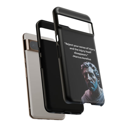 “Strength Within” – Marcus Aurelius Quote Tough Phone Case