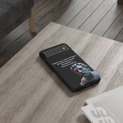 “Strength Within” – Marcus Aurelius Quote Tough Phone Case