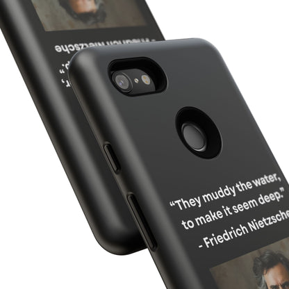 “False Depth” – Friedrich Nietzsche Quote Tough Phone Case