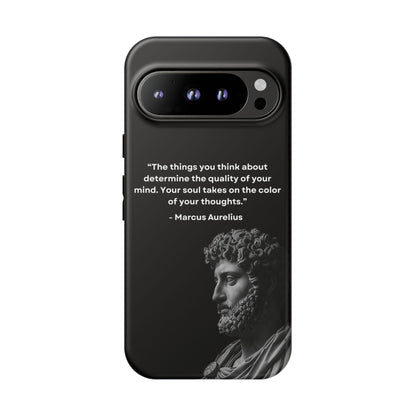 “Color of Thought” – Marcus Aurelius Quote Tough Phone Case