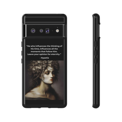 “Leave Your Mark” – Hypatia Quote Tough Phone Case