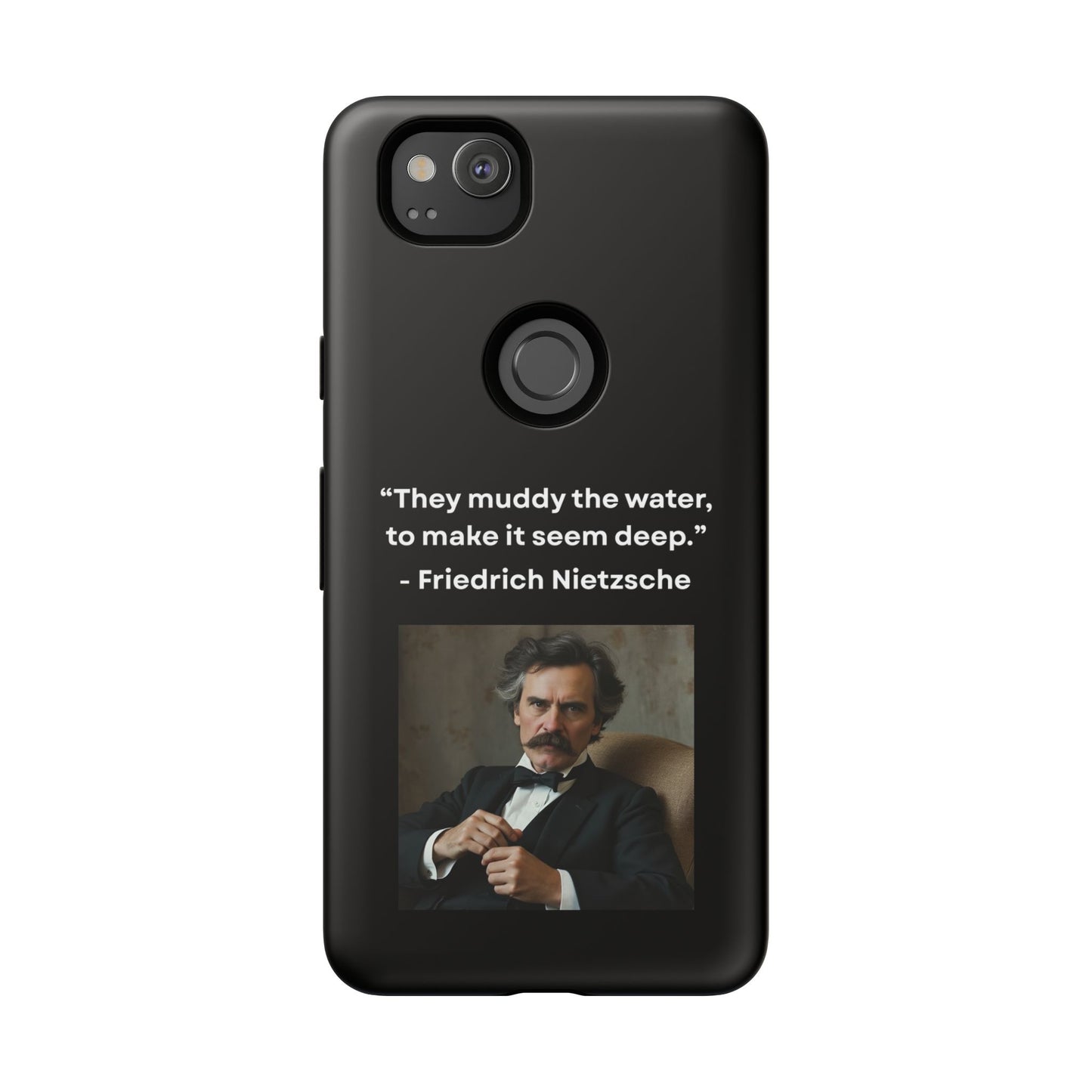 “False Depth” – Friedrich Nietzsche Quote Tough Phone Case