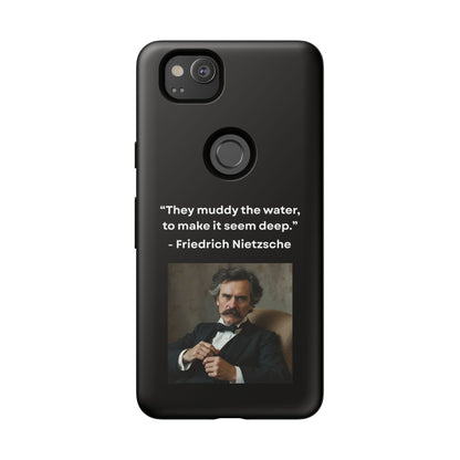 “False Depth” – Friedrich Nietzsche Quote Tough Phone Case