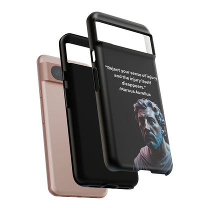 “Strength Within” – Marcus Aurelius Quote Tough Phone Case