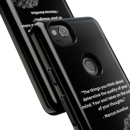 “Color of Thought” – Marcus Aurelius Quote Tough Phone Case