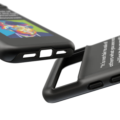 “Lead by Example” – Eleanor Roosevelt Quote Tough Phone Case