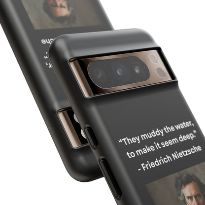 “False Depth” – Friedrich Nietzsche Quote Tough Phone Case