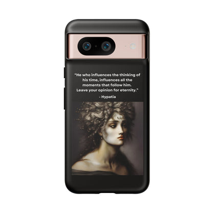 “Leave Your Mark” – Hypatia Quote Tough Phone Case