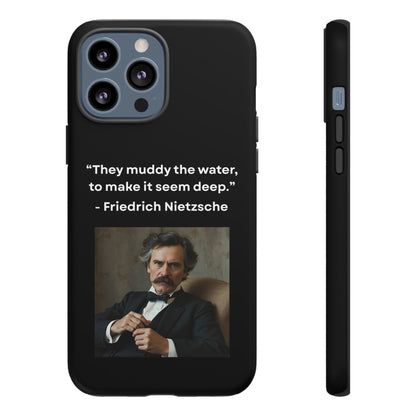 “False Depth” – Friedrich Nietzsche Quote Tough Phone Case