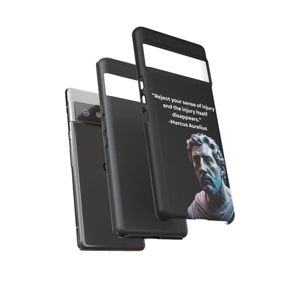 “Strength Within” – Marcus Aurelius Quote Tough Phone Case