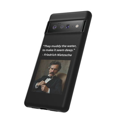 “False Depth” – Friedrich Nietzsche Quote Tough Phone Case